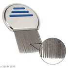 Stainless Steel Lice Treatment Comb for Head Lice/Lice Egg Removal Comb Metal Easy to Use Reusable Comb for School Kids Women and Pet |Random Color 