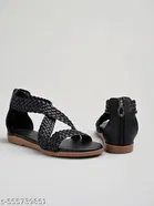 Solid Comfort Flat Shoes for Girls 