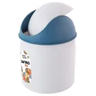 Round Mini Plastic Dustbin - Assorted