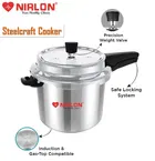 Nirlon Induction Bottom Stainless Steel Outer Lid Pressure Cooker 