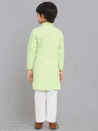 Cotton Blend Kurta with Pyjama for Boys 