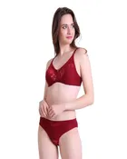 Cotton Blend Lingerie Set for Women 
