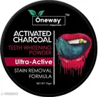 Oneway Happiness Activated Charcoal Teeth Whitening Powder 