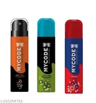 Combo of MYCODE Crazy Girl, Sexy Boy & Kiss Me Body Spray for Men (100 ml, Pack of 3)