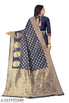 Cotton Zari Woven Saree for Women 