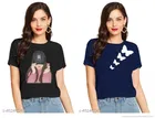 Half Sleeves Printed T-shirts for Women & Girls 