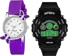 Analog with Digital Watch for Women & Girls 