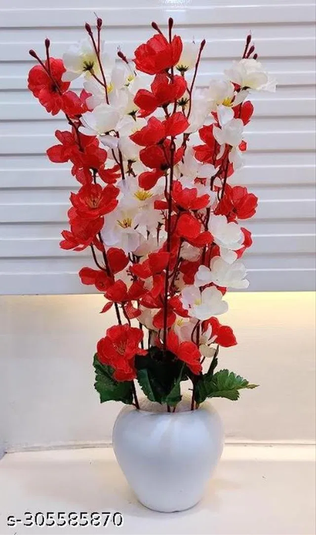 Plastic Artificial Flower (Multicolor)