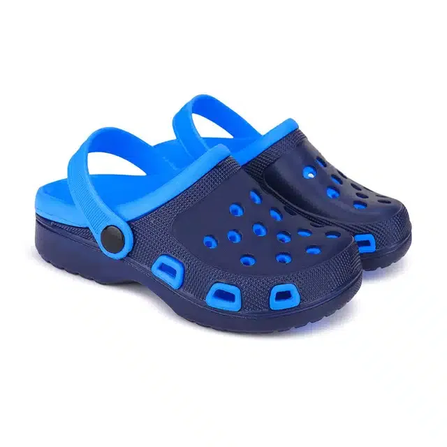 Bersache Slip On Clogs for Boys (Blue, 13C)