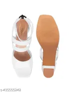Shoetopia Solid Round Toe Block Heels for Kids 