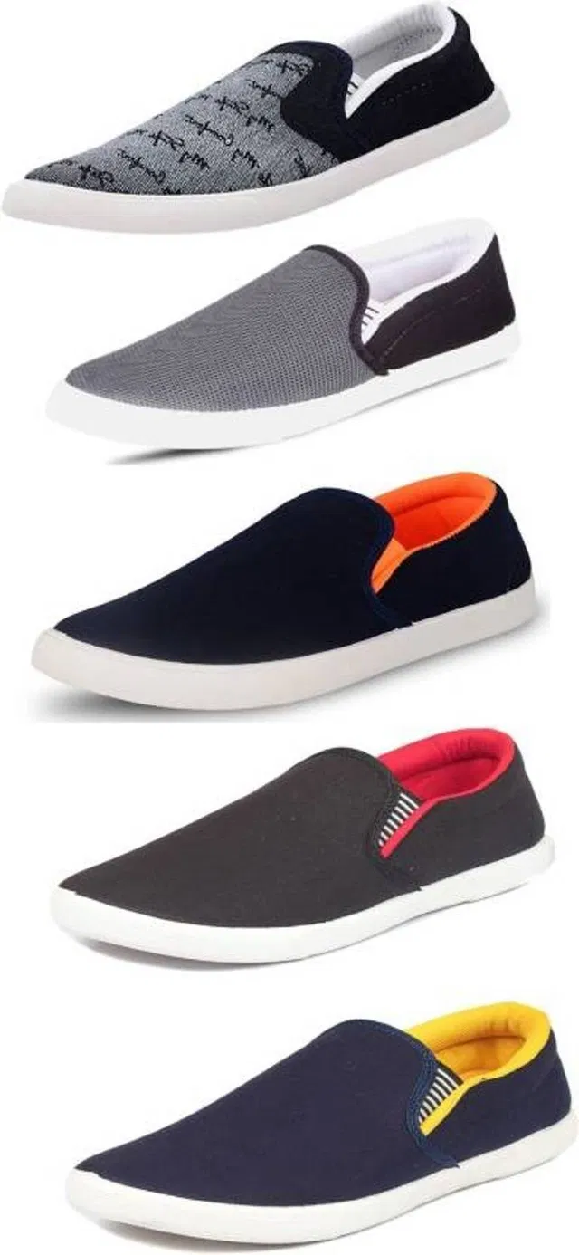 Casual Shoes for Men (Multicolor, 8) (Set of 5)