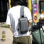 Motorcycle Bag Chest Bag for Men (Grey)