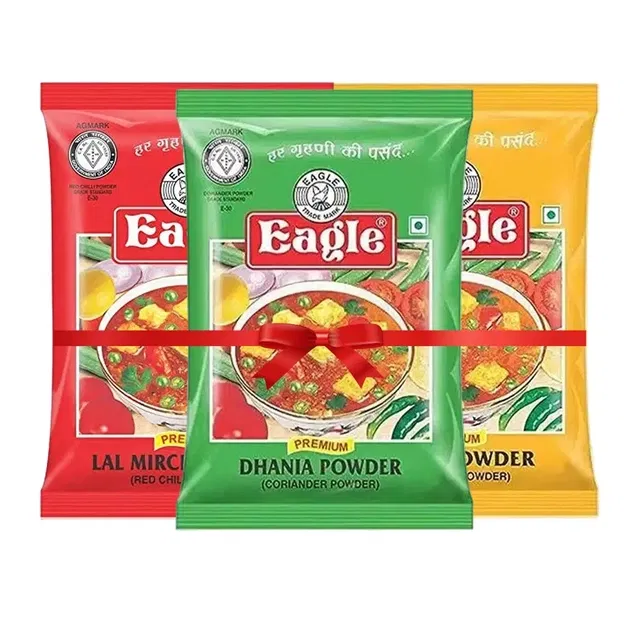 ईगल मसाला कॉम्बो (धनिया + हल्दी + मिर्च) 3X200 g
