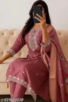 Printed Floral Dupatta Set for Women 