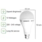 Rechargeable Emergency Led Bulb, White, 
