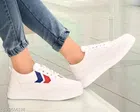 Casual Shoes for Women (White, 4)