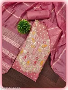 Embroidered Floral Patiala Suit for Women 