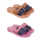 Combo of Sliders for Women (Multicolor, 8) (Set of 2)