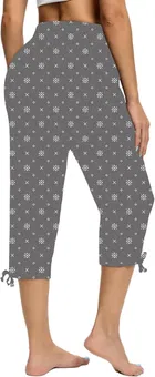 Cotton Printed Capri for Women 