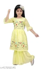 Georgette Kurta Set for Girls 