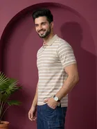 Striped Polo T-shirt for Men 