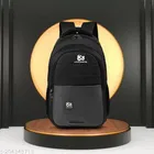 Nylon Backpack for Men & Women, Black
