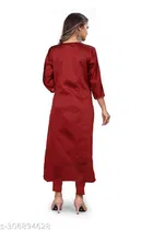 Pashmina Embroidered Kurti for Women 