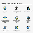 Tecsox i10 Pro Max Smart Watch, Fitness Tracker with Heart Rate Monitor, Sleep Tracking, with blutooth Calling Support Black Colour