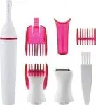 Plastic 5 in 1 Trimmer for Women (White)