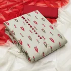 Cotton Slub Unstitched Dress Material for Women 