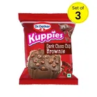 Dr. Oetker Kuppies Dark Choco Chip Brownie 37 g Pack  of  3