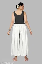 Palazzos for Women, Pack of 3 