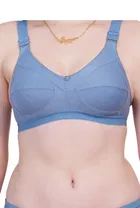 Cotton Blend Solid Non Padded Bras for Women 