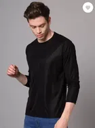 Round Neck Solid T-Shirt for Men 