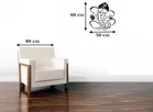 Lord Ganesha Self Adhesive Wall Stickers