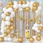 54 Pcs 1st Birthday Decoration kit, Multicolour, Set of 1