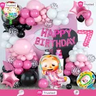 Coco Melon Theme 7th Happy Birthday Decoration,Multicolour,Set Of 1