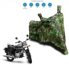 Waterproof & UV Protection Polyester Full Body Cover for Royal Enfield Bullet Trials 500 