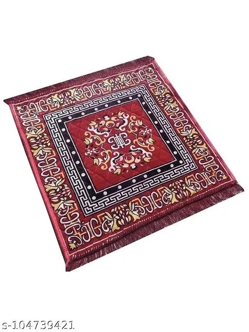 Velvet Prayer Mat (Red, Medium)