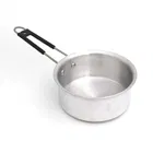 POOJA Aluminum Sauce Pan with Induction Plate 