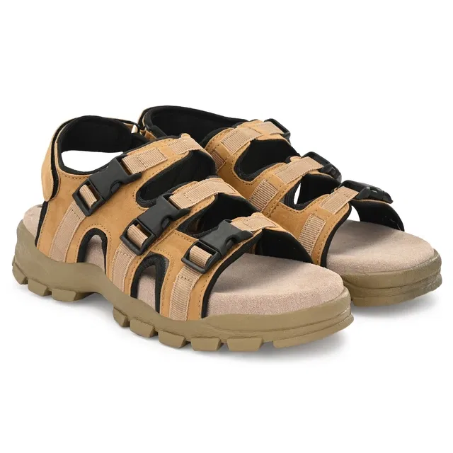 Sandals for Men (Beige, 7)