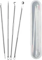 4-Piece Blackhead & Acne Removal Needle Kit For Blemish, Pimple, and Pore Cleaning