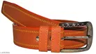 PU Solid Belt for Men, Brown