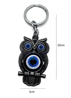 Evil Eye Good Luck Metal Keychain with Keyring for Home,Office,Men,Women, Pack Of 2