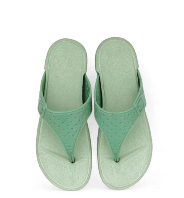 Flipflops for Women (Green, 8)