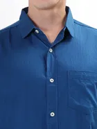 100% Cotton Full Sleeves Solid Shirt for Men 