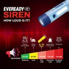 Eveready Siren Rechargeable DL102 Torch, Multicolor, 3cm