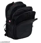 Polyester Backpack for Men & Women, Black