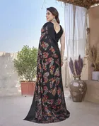 Chiffon Printed Saree for Women 