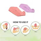 Safina Plain Hair Towel Wrap 24x63 cm Pack of 2